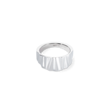 Ring Classic Wave Silber