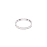 Ring Slim Wave Silber