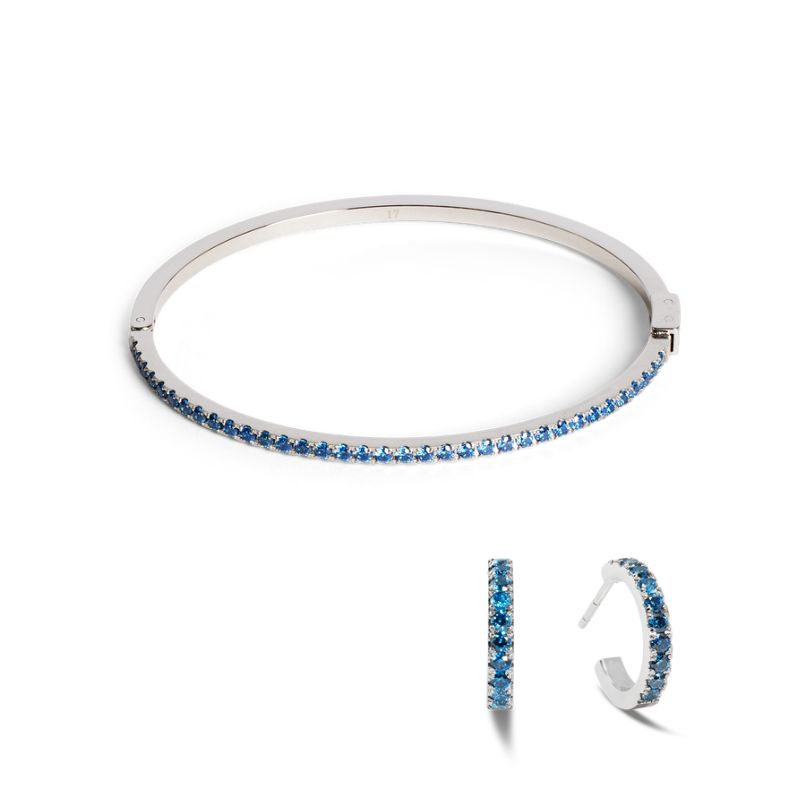 Eternal Love Armreif silber-blau