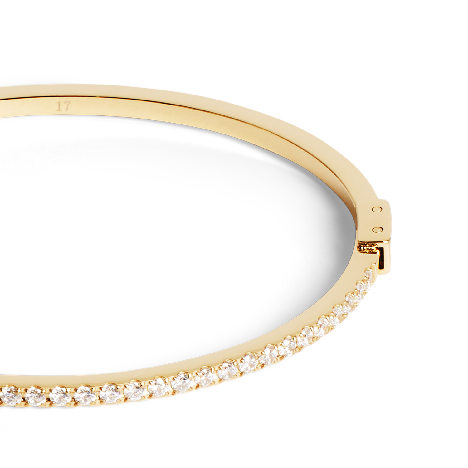 Eternal Love Armreif gold-kristall von COEUR DE LION – Detailaufnahme