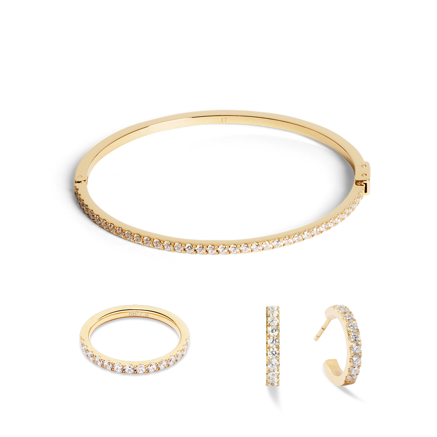 Eternal Love Armreif gold-kristall
