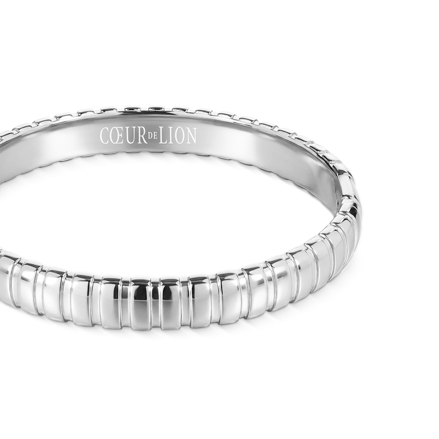 Structure Armreif Silber