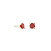 Ohrstecker Glam Dot 5 mm gold-rot von COEUR DE LION