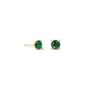 Ohrstecker Glam Dot 5 mm gold-dunkelgrün von COEUR DE LION