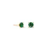 Ohrstecker Glam Dot 5 mm gold-dunkelgrün