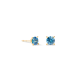 Ohrstecker Glam Dot 5 mm gold-blau