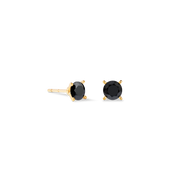 Ohrstecker Glam Dot 5 mm gold-schwarz von COEUR DE LION