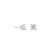 Ohrstecker Glam Dot 5 mm silber-kristall von COEUR DE LION