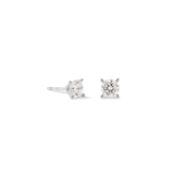 Ohrstecker Glam Dot 5 mm silber-kristall