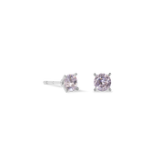 Ohrstecker Glam Dot 5 mm silber-rosa von COEUR DE LION