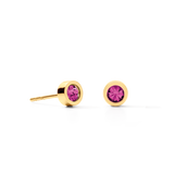 Ohrringe Sparkling Dots gold-pink