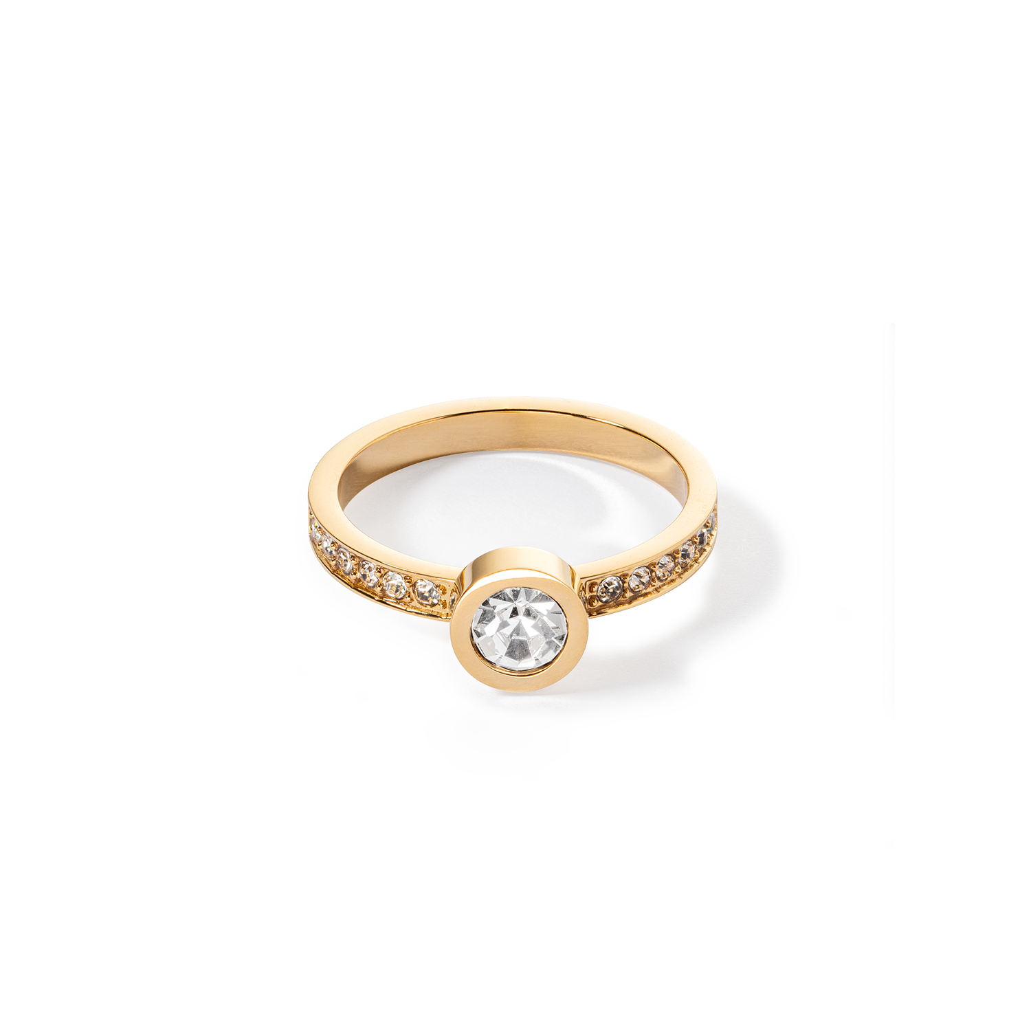 Sparkling Dots Ring gold kristall von COEUR DE LION