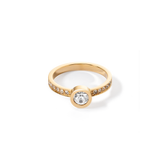 Sparkling Dots Ring gold kristall von COEUR DE LION
