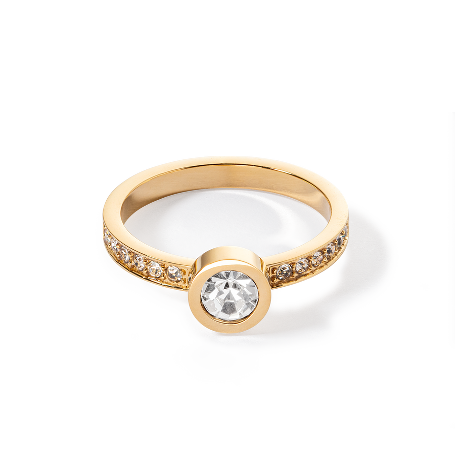 Sparkling Dots Ring gold kristall