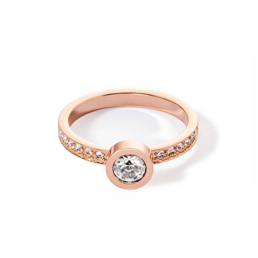 Sparkling Dots Ring roségold kristall