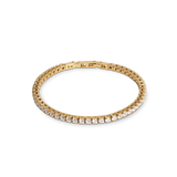 Tennisarmband gold-kristall