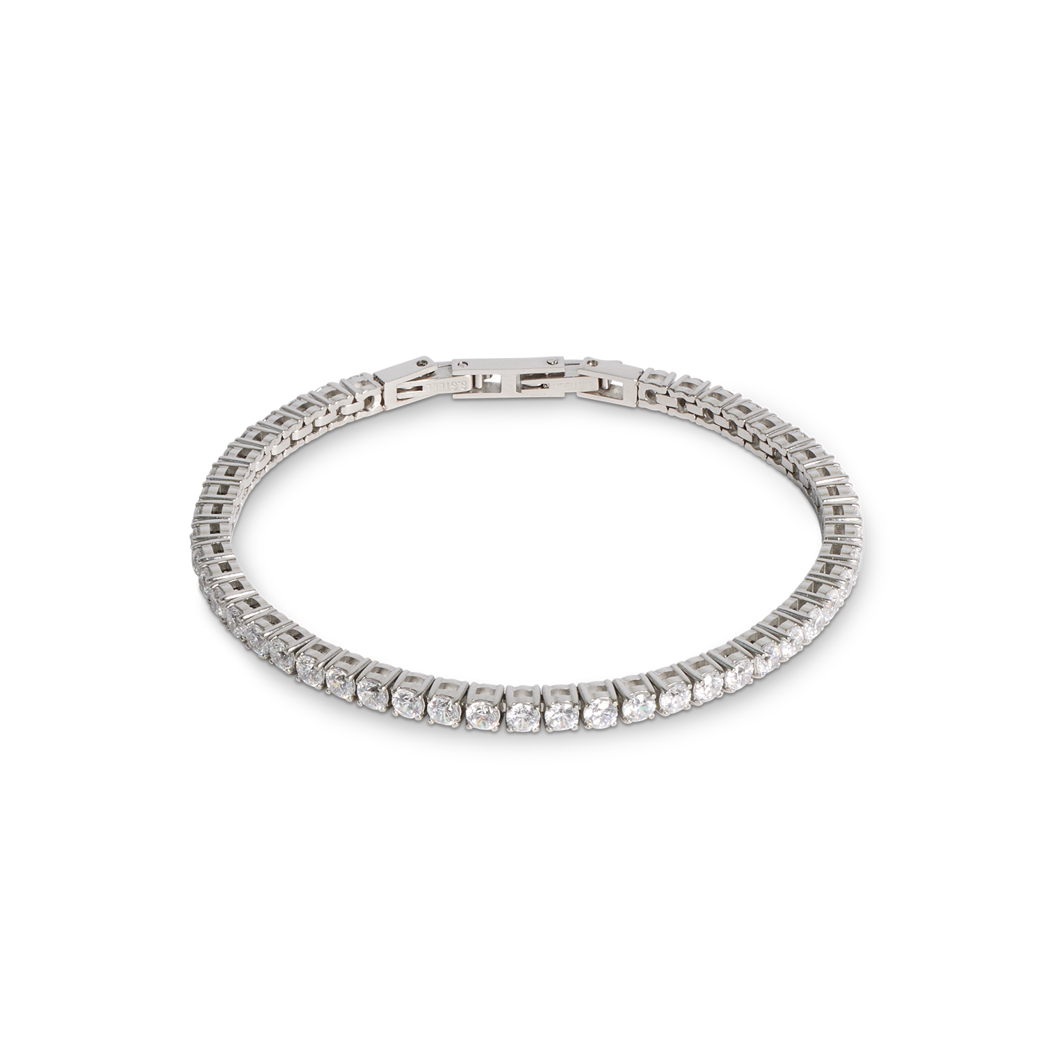 Tennisarmband silber-kristall von COEUR DE LION