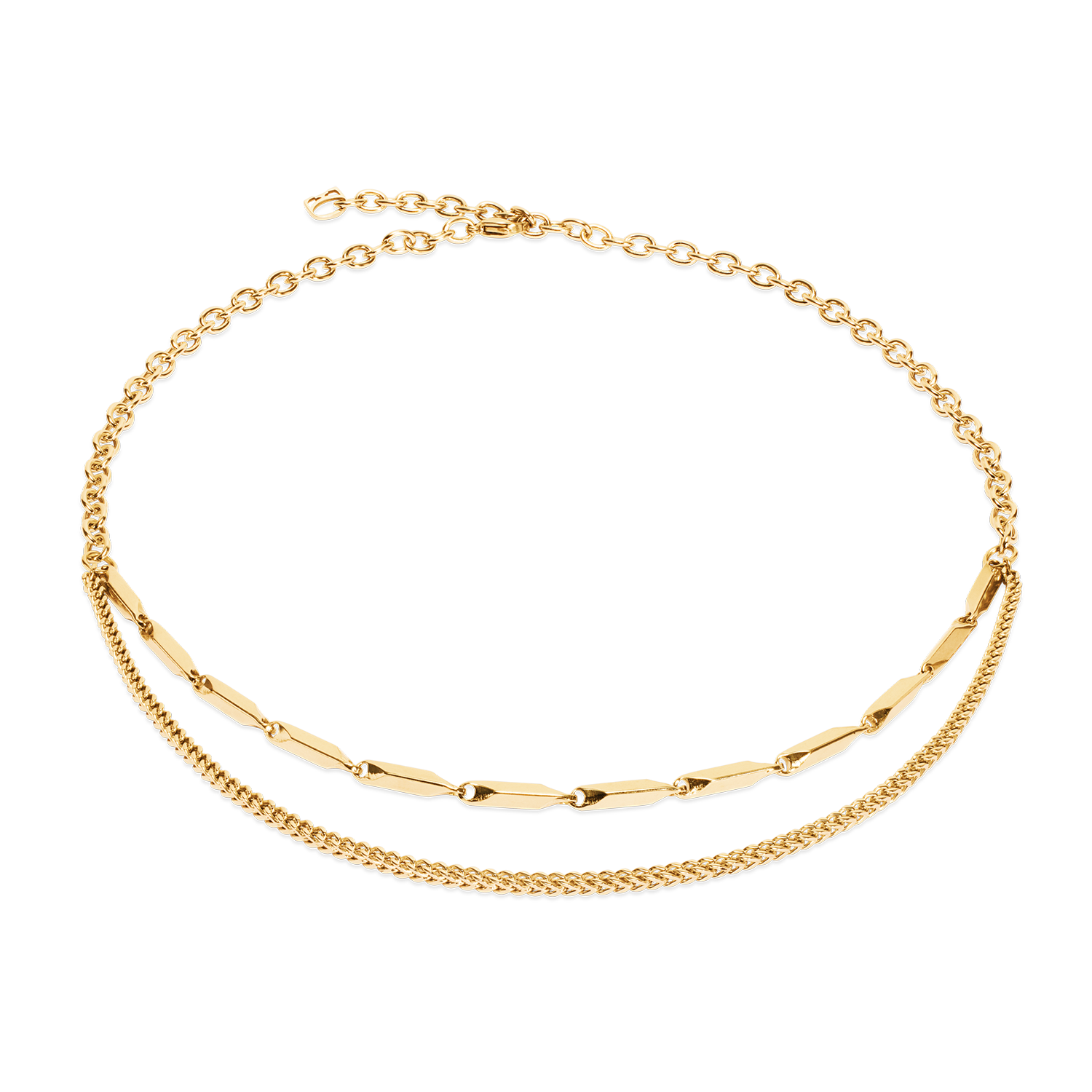 Halskette Twisted Layers gold von COEUR DE LION