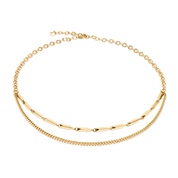 Halskette Twisted Layers gold von COEUR DE LION