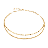 Halskette Twisted Layers gold