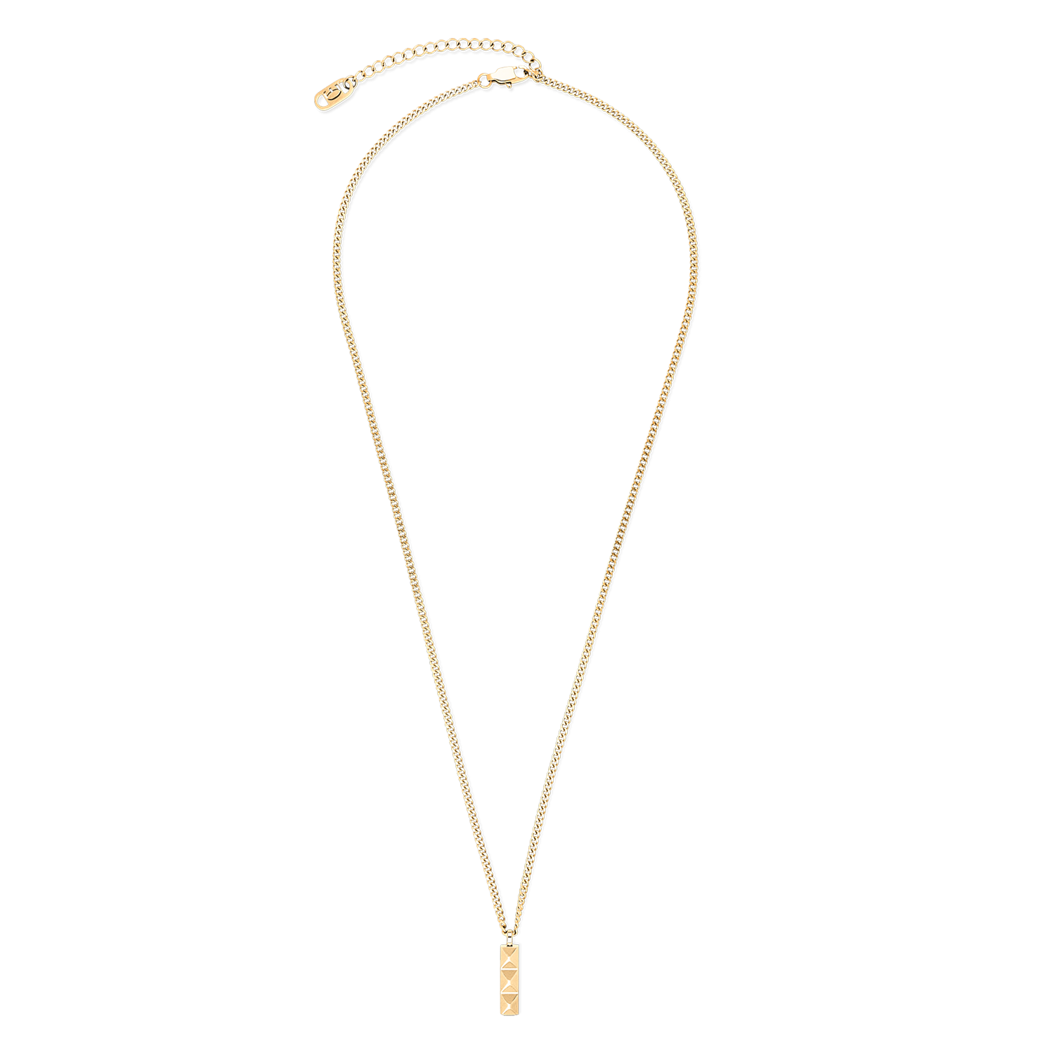 Halskette Spikes Trio Bar gold