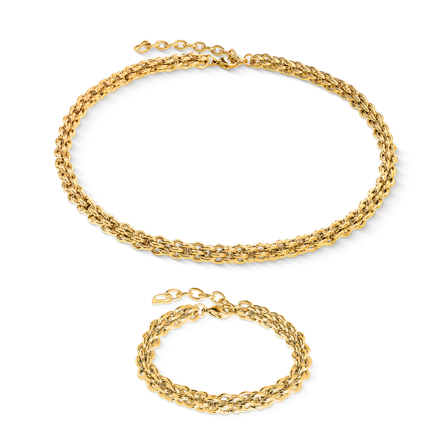 Halskette Mesh Chain Classic gold