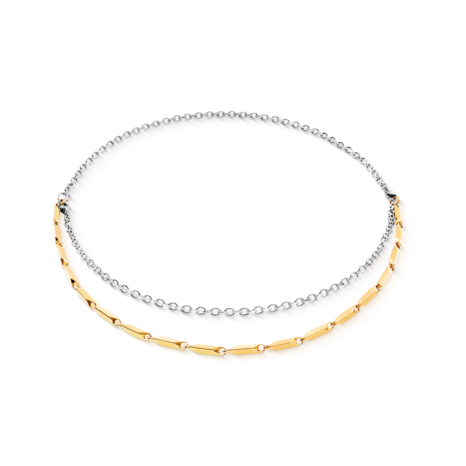 Halskette Twisted Layers Duo bicolor