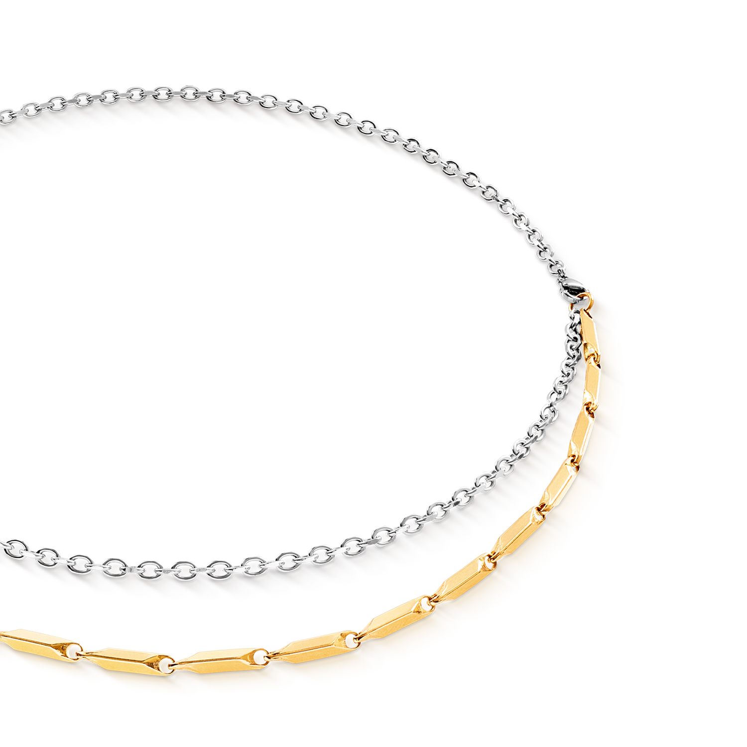 Halskette Twisted Layers Duo bicolor