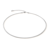 Flache Schlangenkette Silber von COEUR DE LION