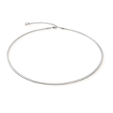 Flache Schlangenkette Silber