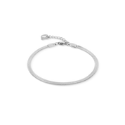 Flaches Schlangenarmband Silber von COEUR DE LION