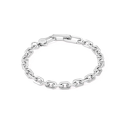 Unisex Armband link chain silber von COEUR DE LION
