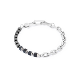 Unisex Armband Fusion link chain schwarz