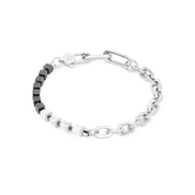 Unisex Armband Fusion link chain weiß von COEUR DE LION