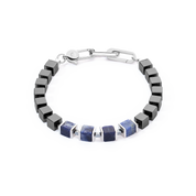 Unisex Armband precious cubes blau von COEUR DE LION