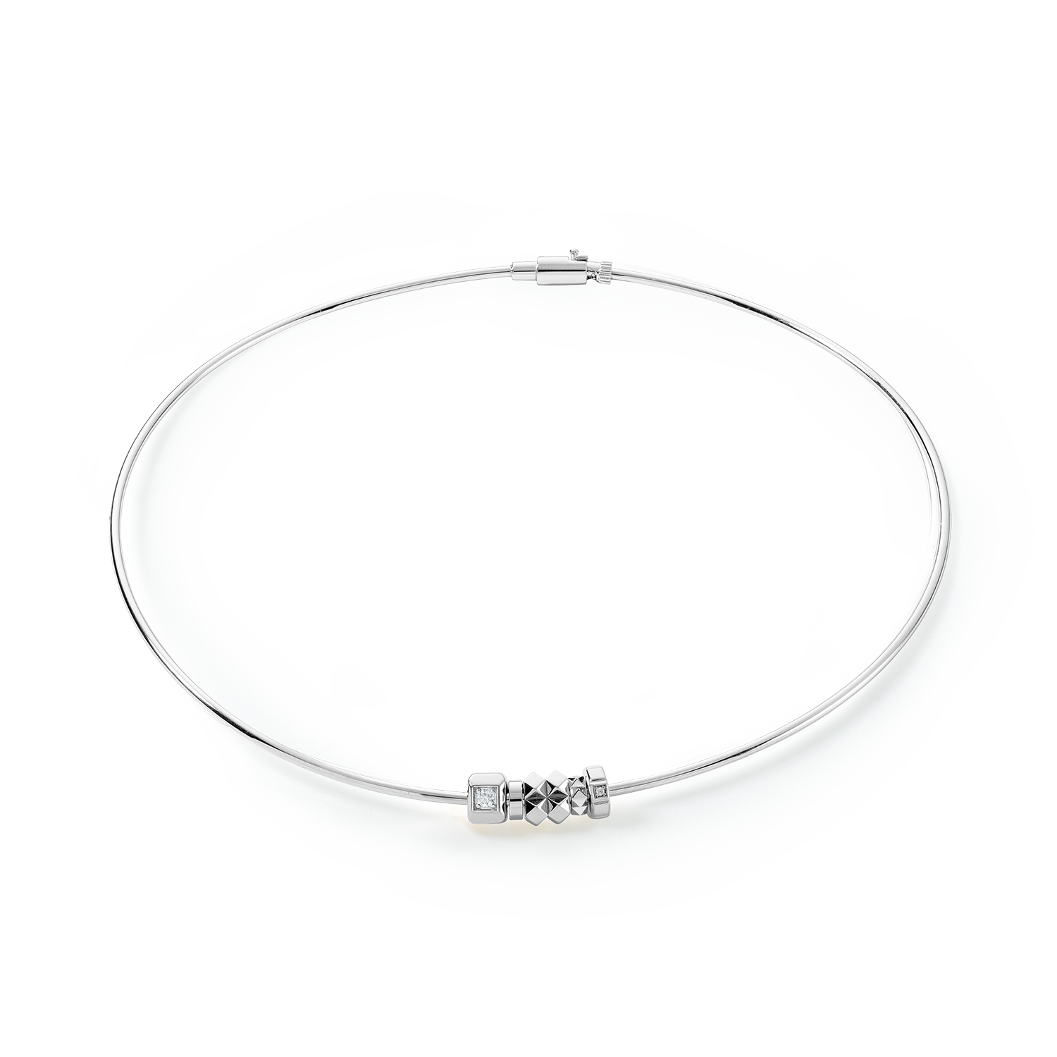 ELEMENTS Collection Halsreif silber