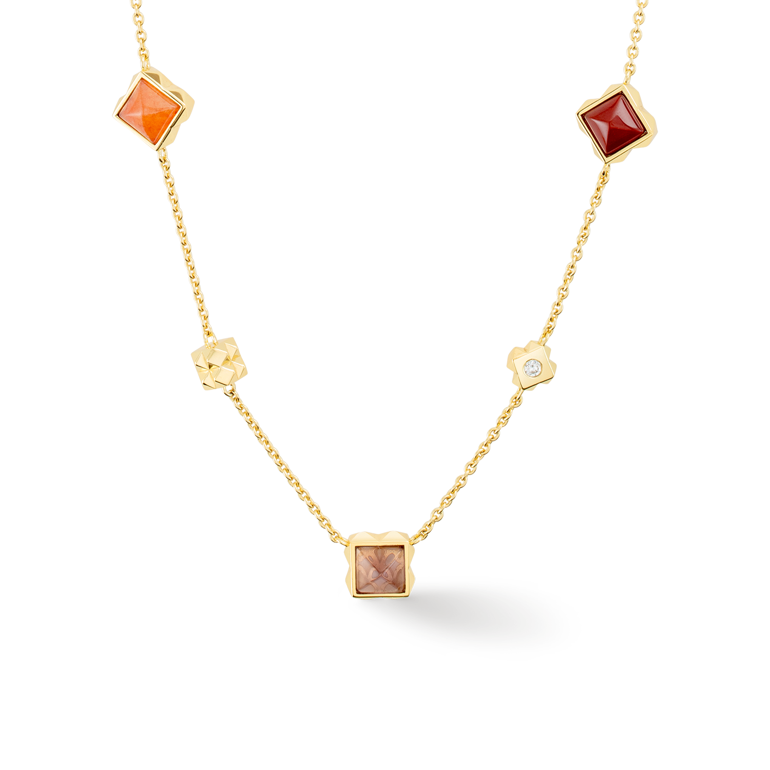 STATION Collection Halskette gold-rot