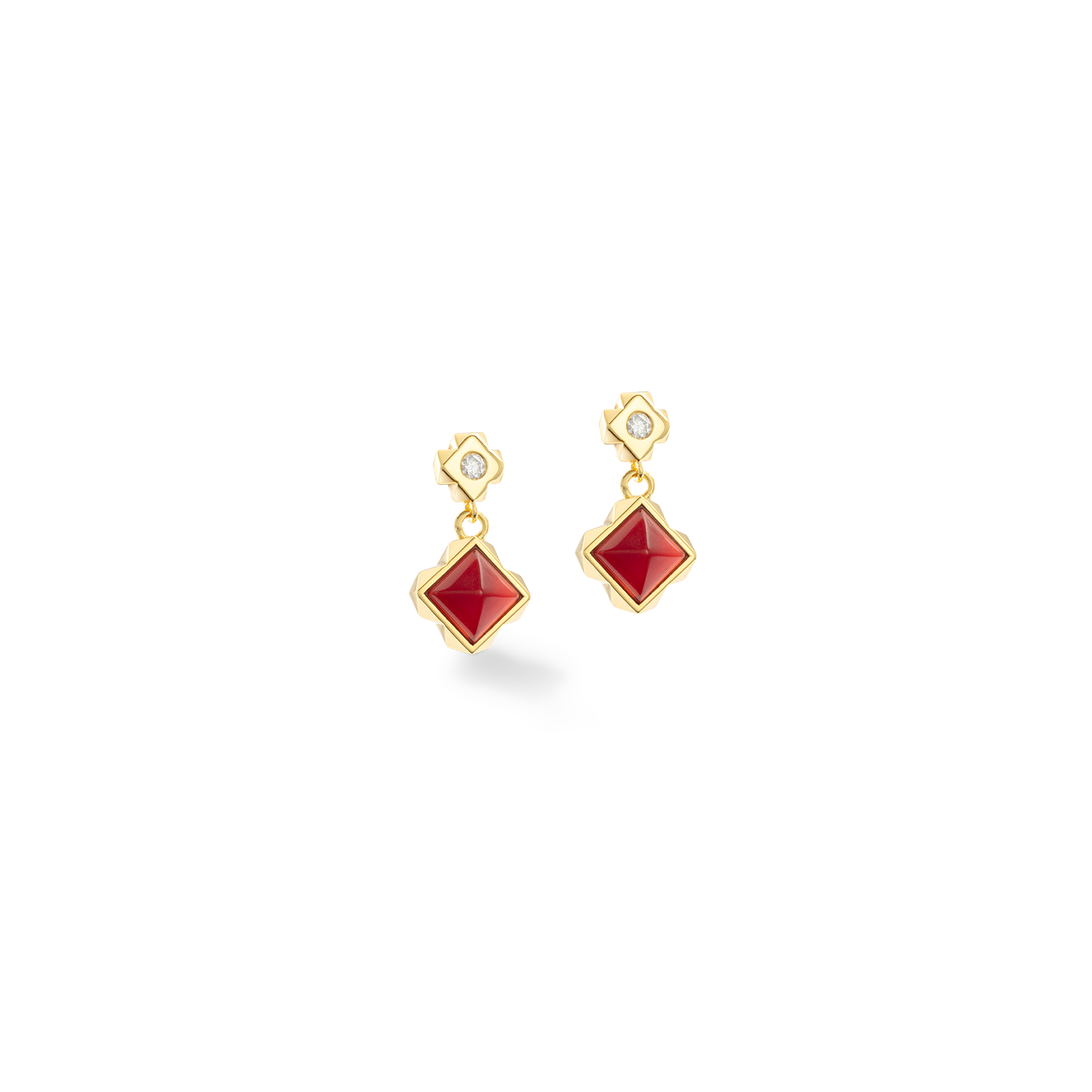 STATION Collection Ohrringe gold-rot