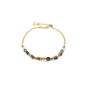 ICONIC Collection Spike Armband gold-braun von COEUR DE LION