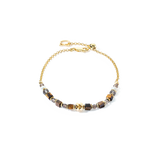 ICONIC Collection Spike Armband gold-braun