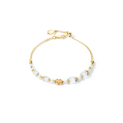 ICONIC Collection Signature Armband gold-weiß von COEUR DE LION