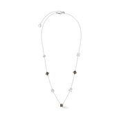 COEUR DE LION STATION Collection Halskette Slider grau-silber – Frontansicht