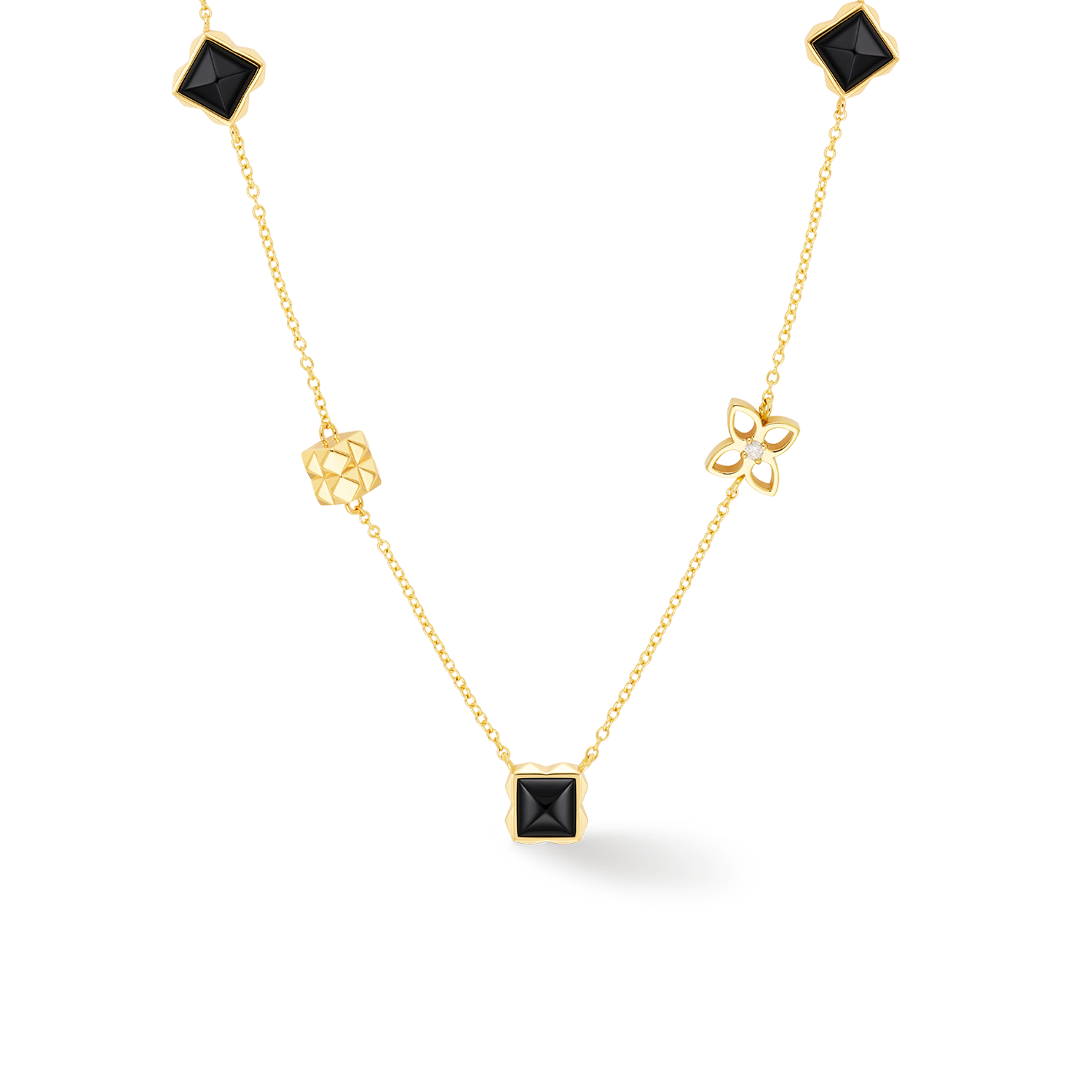 COEUR DE LION STATION Collection Halskette Slider schwarz-gold – Vorschau