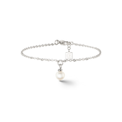 Armband Solitaire Süßwasserperle silber von COEUR DE LION