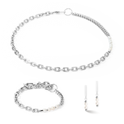 Armband Shape Shifter Süßwasserperlen silber von COEUR DE LION – im Set mit passenden Schmuckstücken