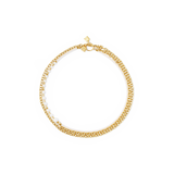 Halskette Chain & Pearl Fever weiß-gold