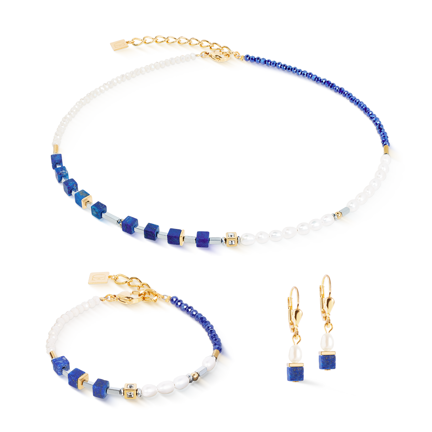 Ohrringe Princess Fusion Pearls Lapislazuli