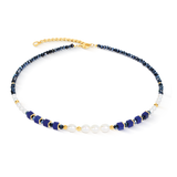 Halskette Cosmic Pearls Midnight Gold