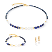 Halskette Cosmic Pearls Midnight Gold von COEUR DE LION – im Set mit passenden Schmuckstücken