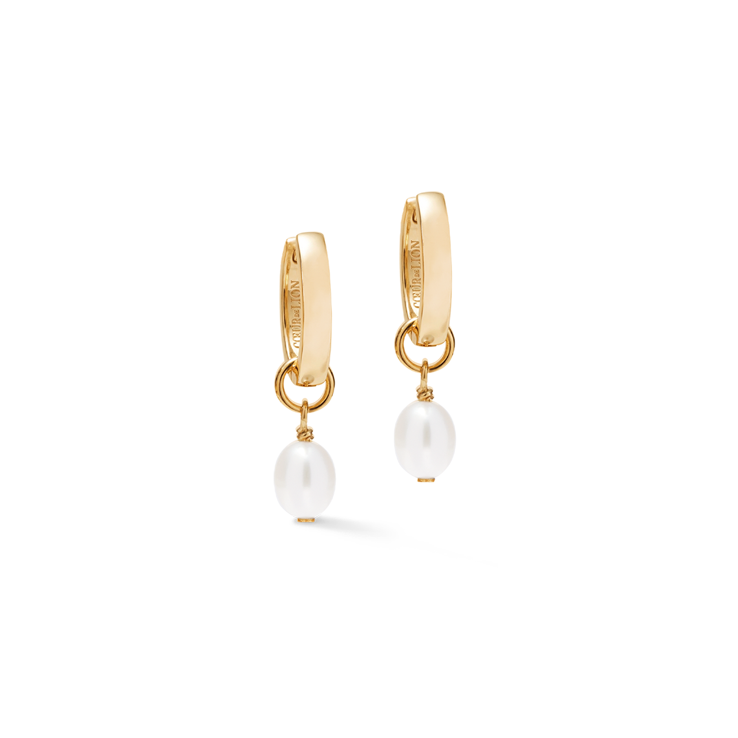 Creolen Cosmic Pearls Midnight Gold